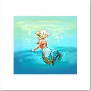 Jackie Mermaid Posters and Art